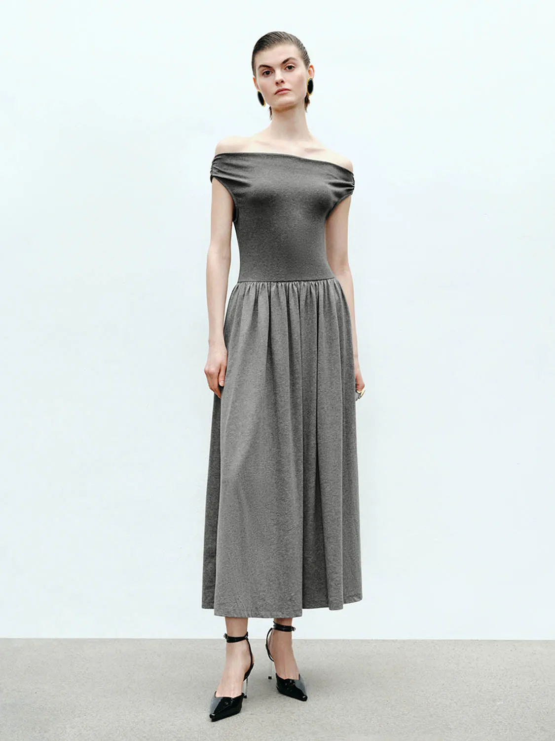 Off Shoulder A-Line Dresses sold by Urban Revivo