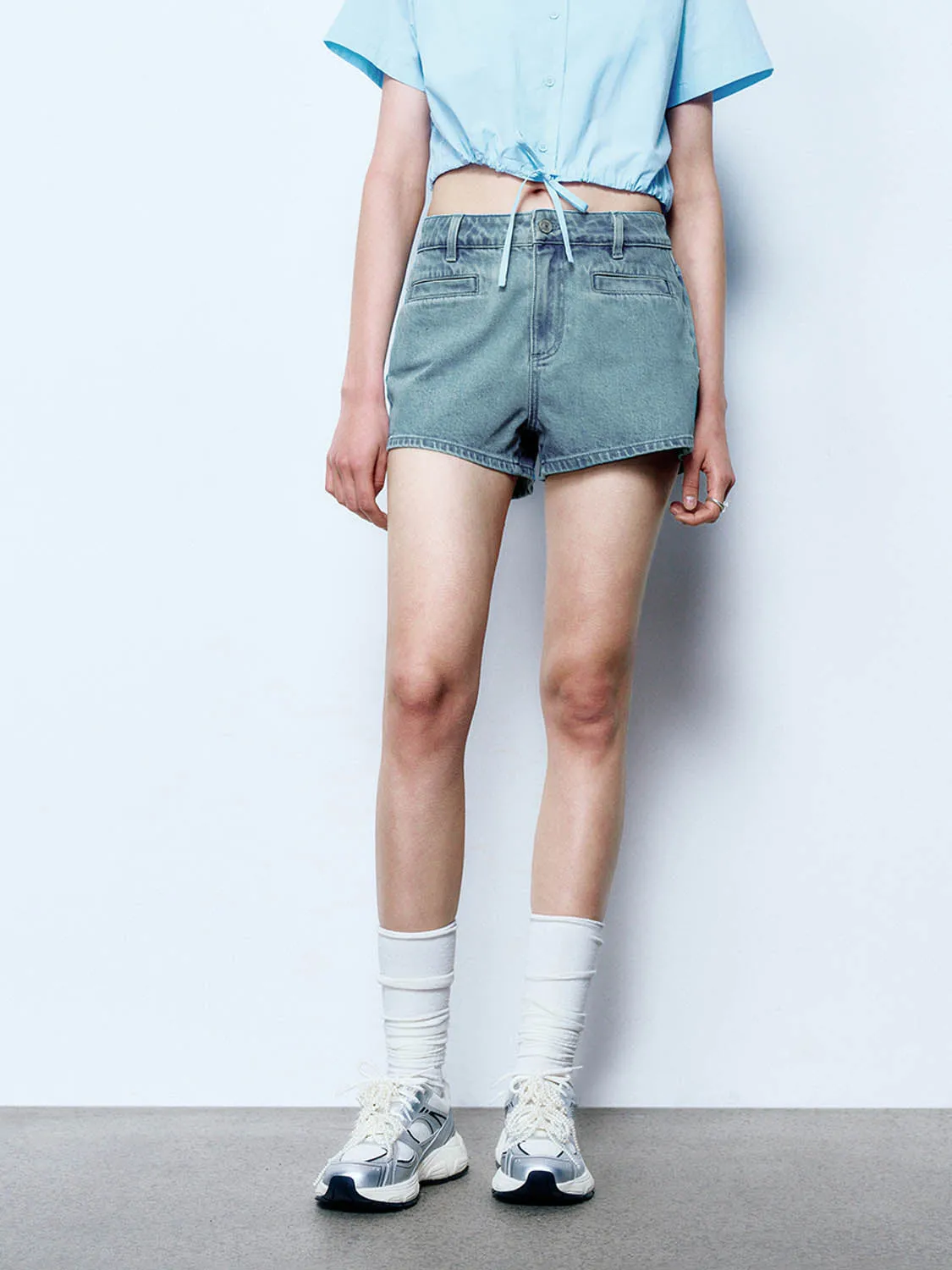 Urban Denim Shorts sold by Urban Revivo product image thumbnail 2