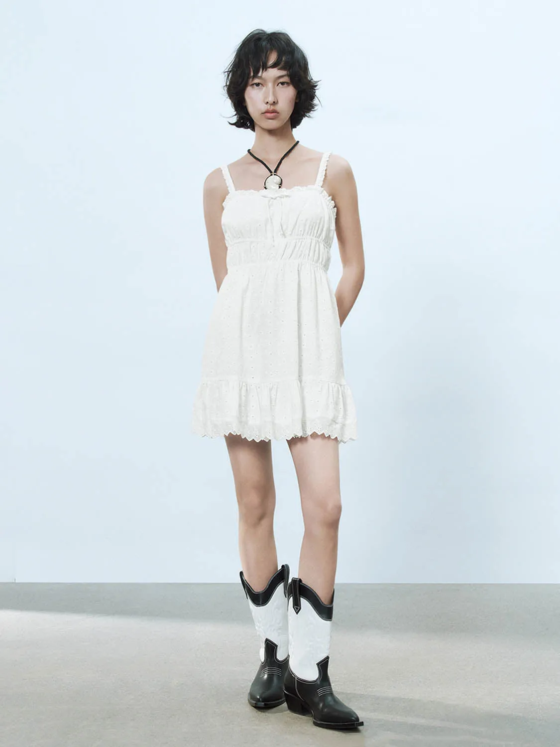 Shirred A-Line Dresses sold by Urban Revivo