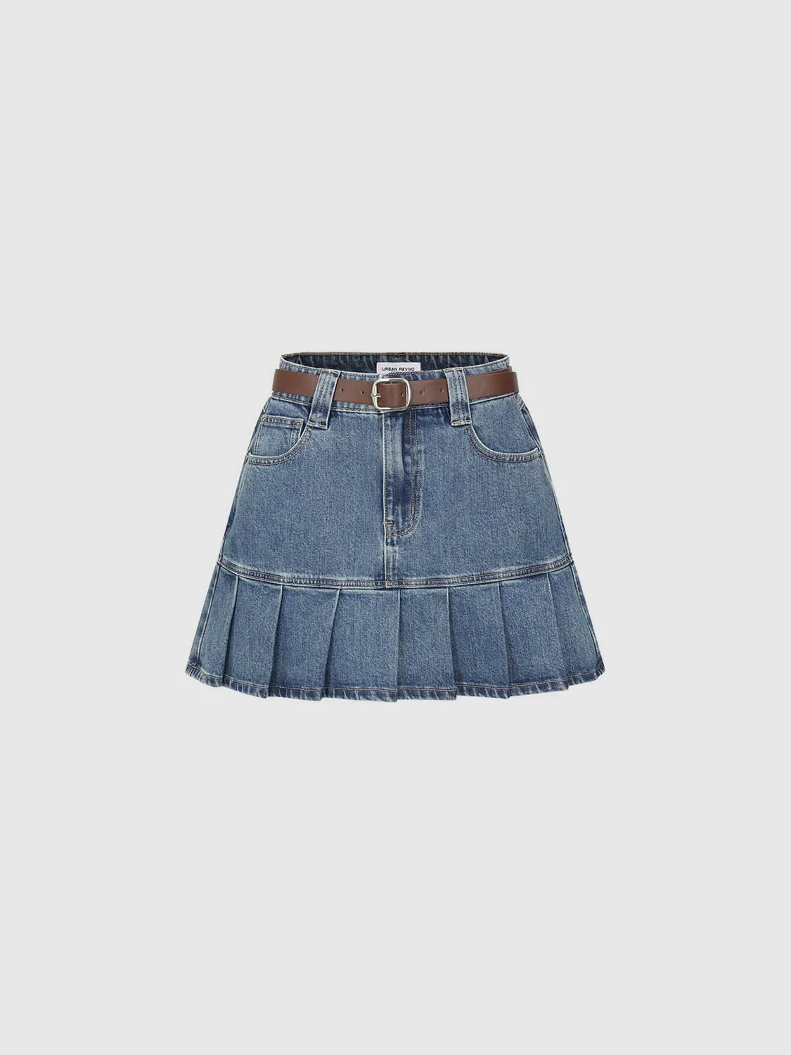 Denim Mini Skirts sold by Urban Revivo