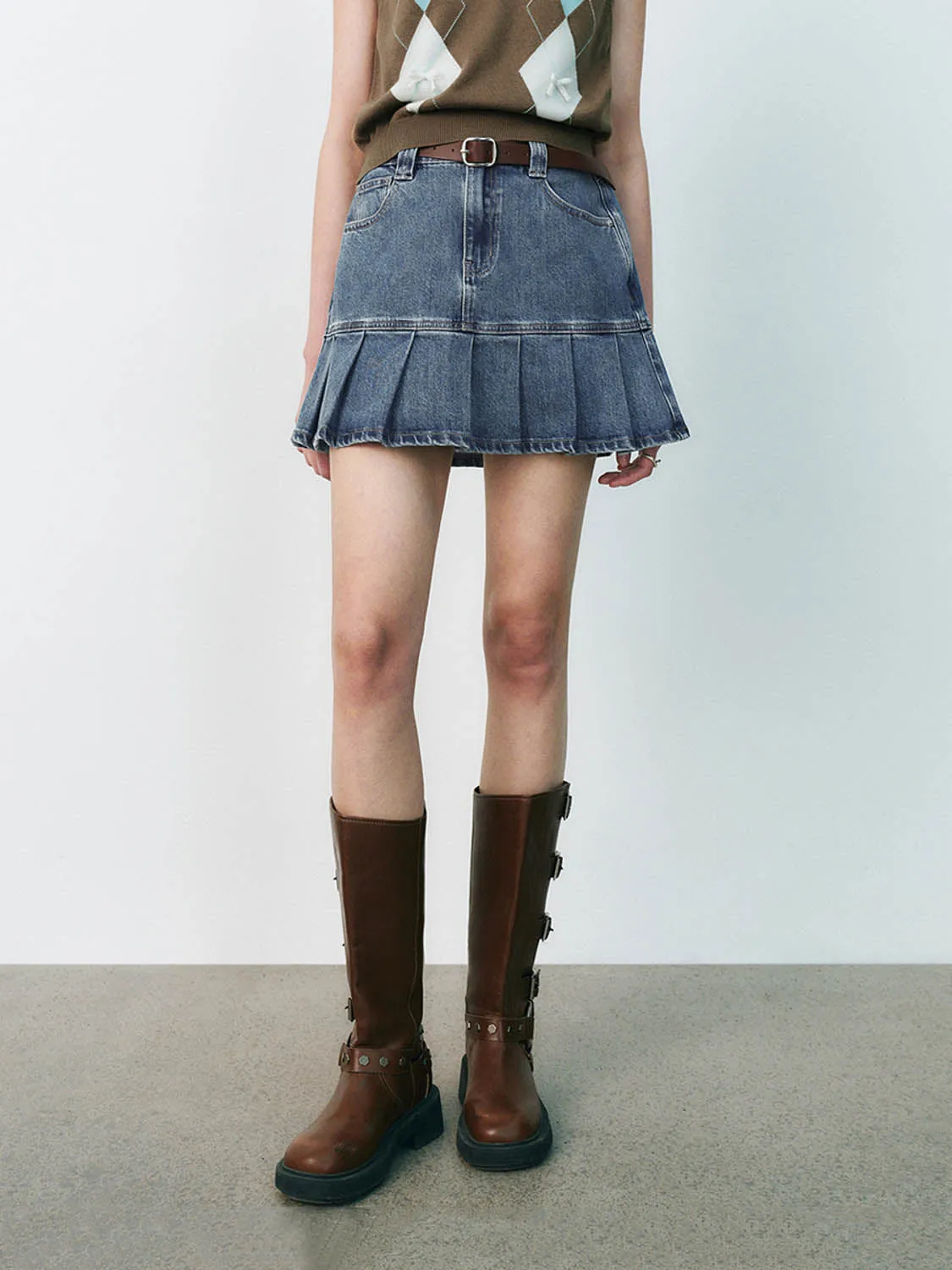 Denim Mini Skirts sold by Urban Revivo product image thumbnail 2