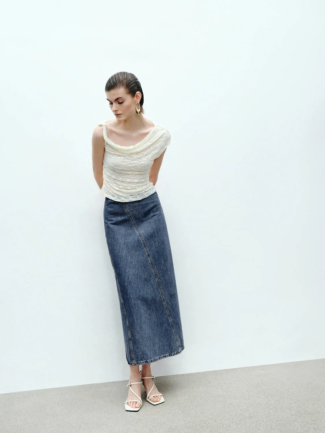Denim Skirts sold by Urban Revivo product image thumbnail 5