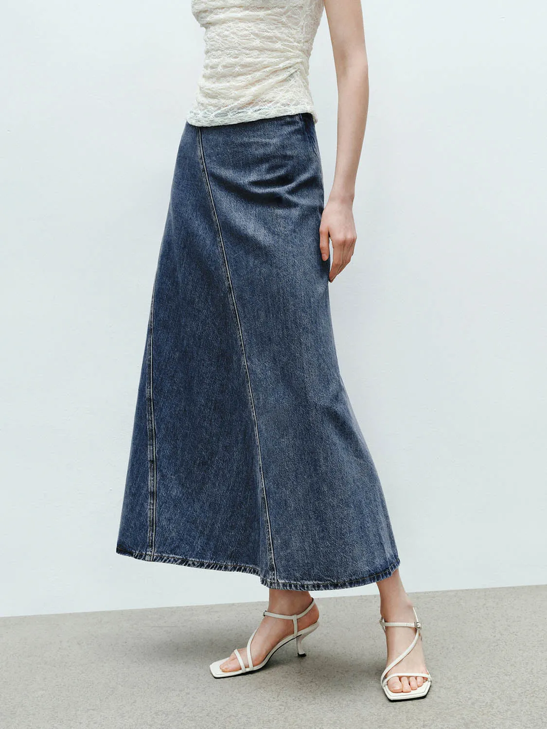 Denim Skirts sold by Urban Revivo product image thumbnail 3