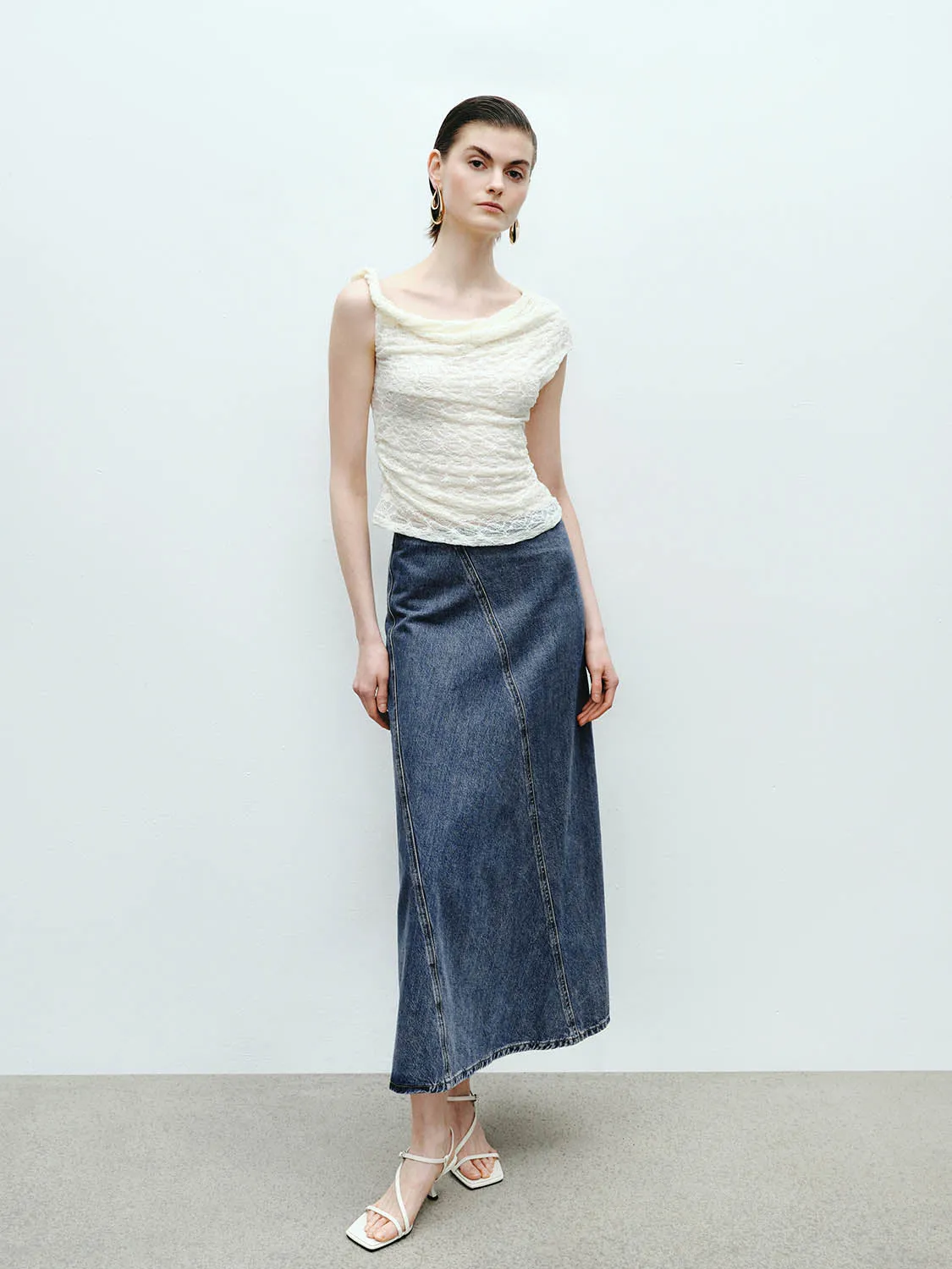 Denim Skirts sold by Urban Revivo product image thumbnail 4