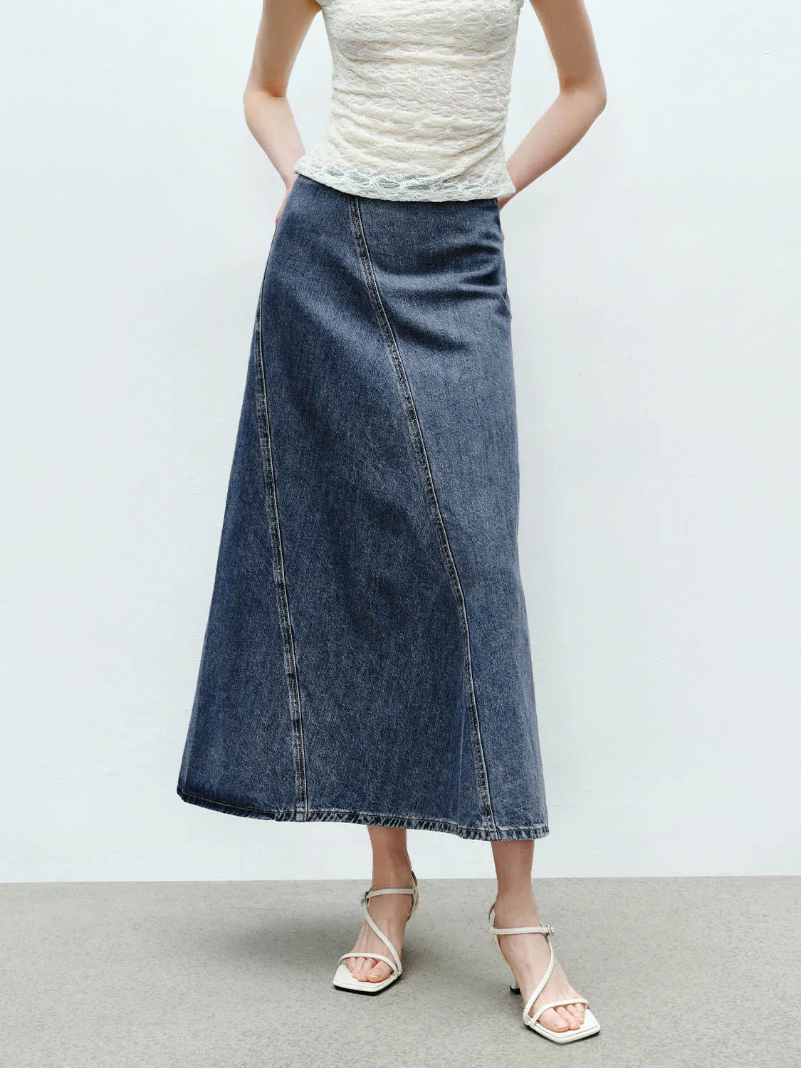 Denim Skirts sold by Urban Revivo product image thumbnail 2