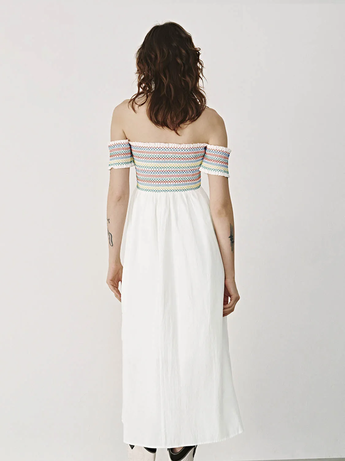 Off Shoulder A-Line Dresses sold by Urban Revivo product image thumbnail 2