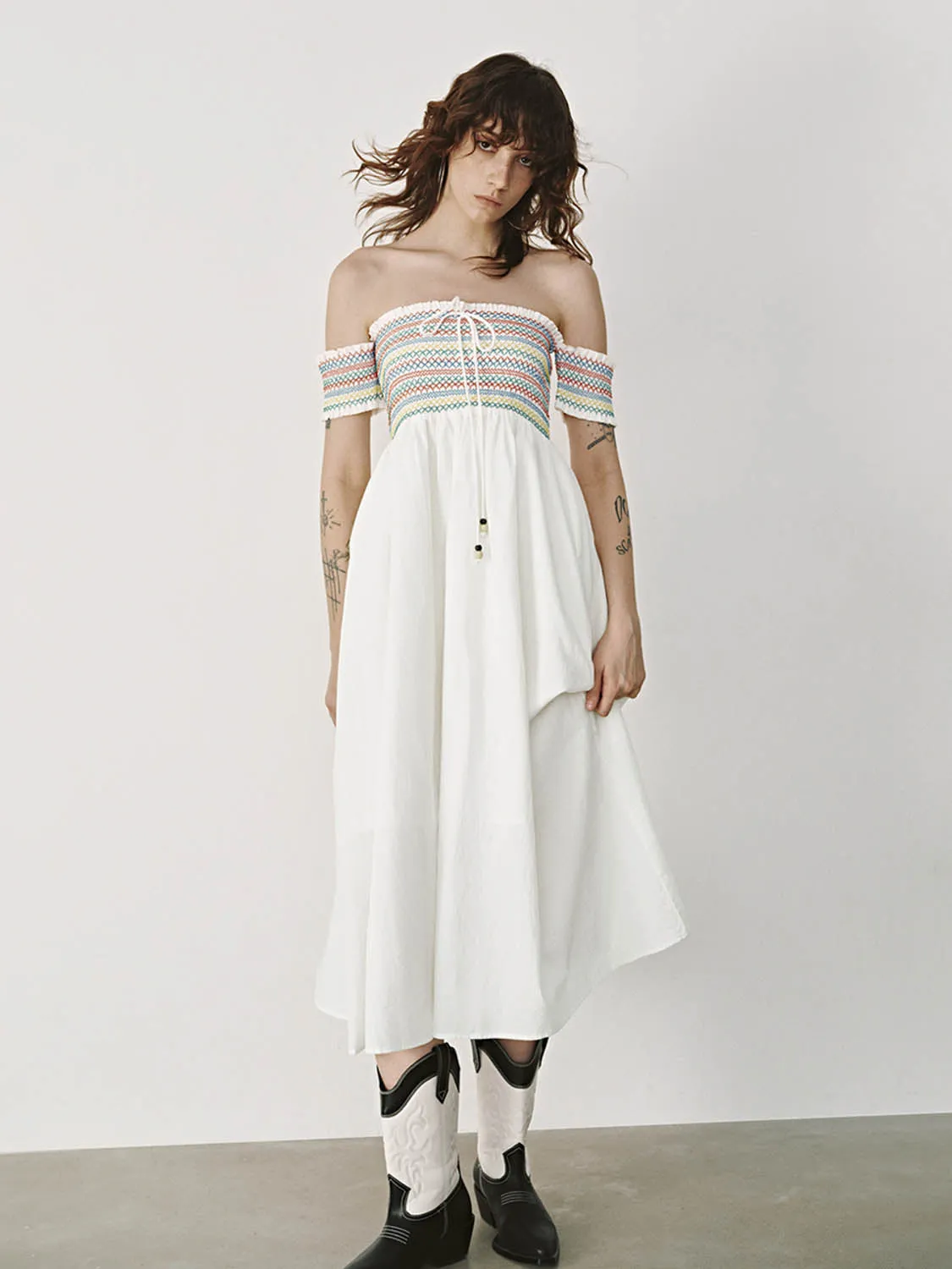 Off Shoulder A-Line Dresses sold by Urban Revivo