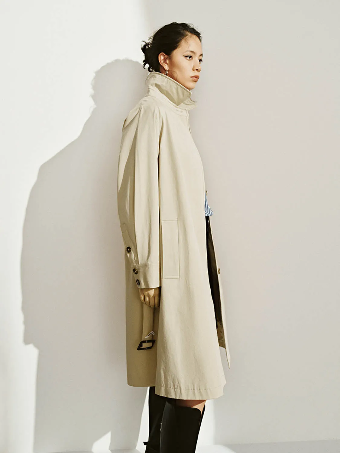 Loose Trench Coats sold by Urban Revivo product image thumbnail 3