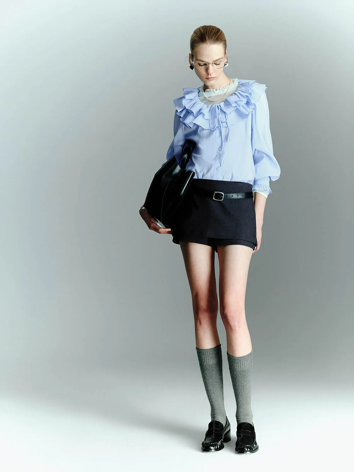 Ruffle Hem Overhead Shirts sold by Urban Revivo product image thumbnail 3