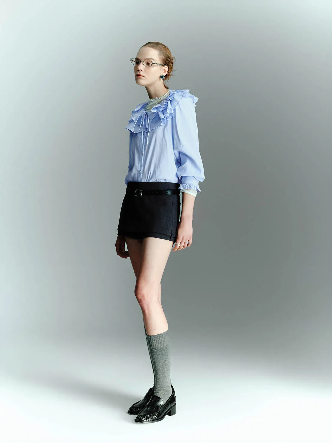 Ruffle Hem Overhead Shirts sold by Urban Revivo product image thumbnail 4