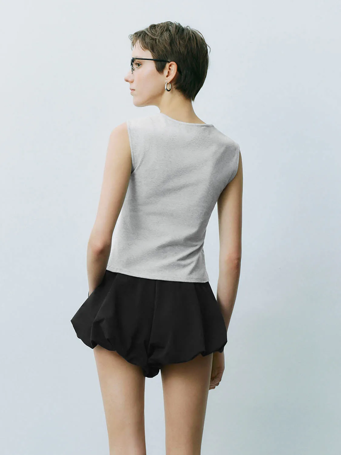 Skinny Sleeveless T-Shirts sold by Urban Revivo product image thumbnail 2