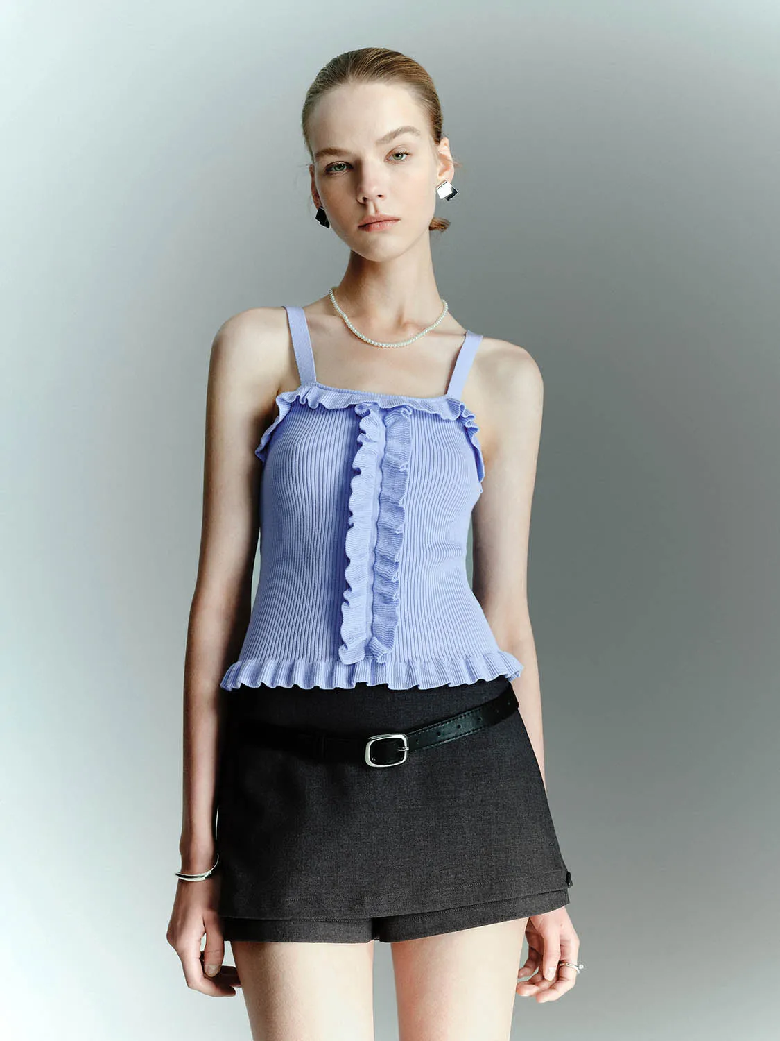 Skinny Knitted Cami Tops sold by Urban Revivo