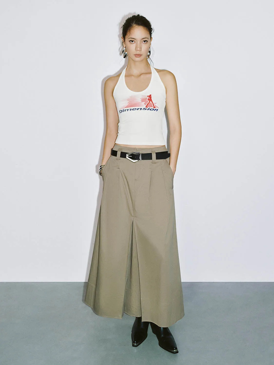 Halter Neck Skinny Tank Tops sold by Urban Revivo product image thumbnail 4