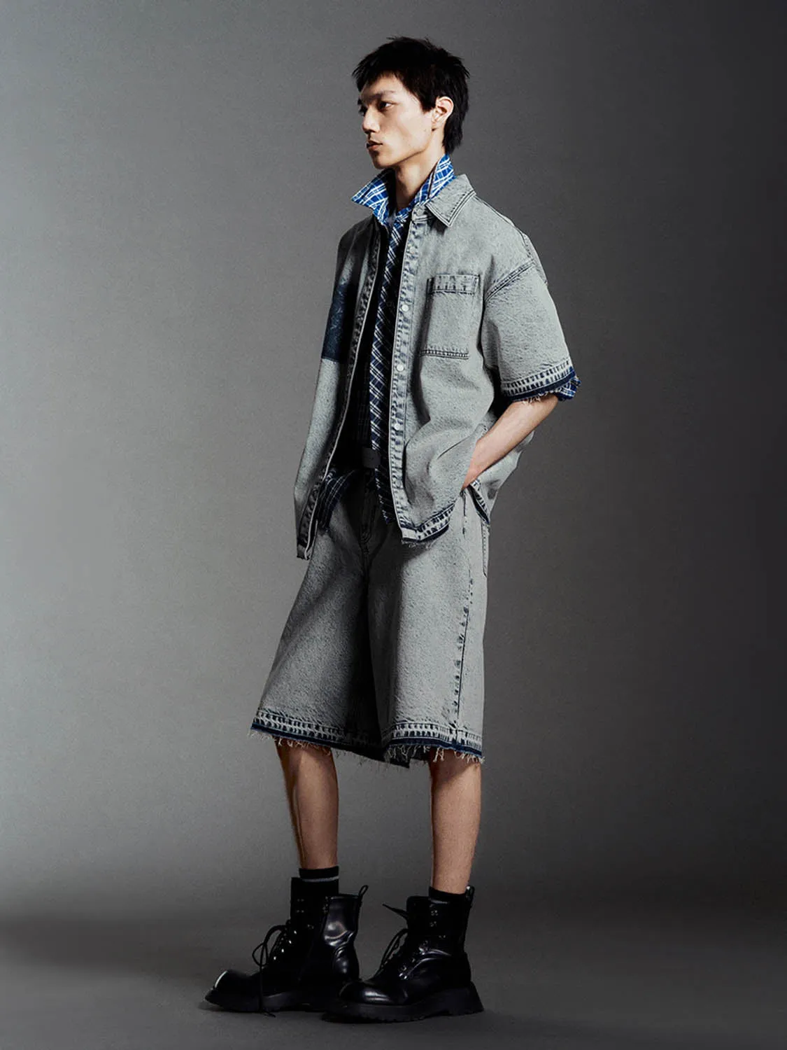 Vogue Denim Shorts sold by Urban Revivo product image thumbnail 5