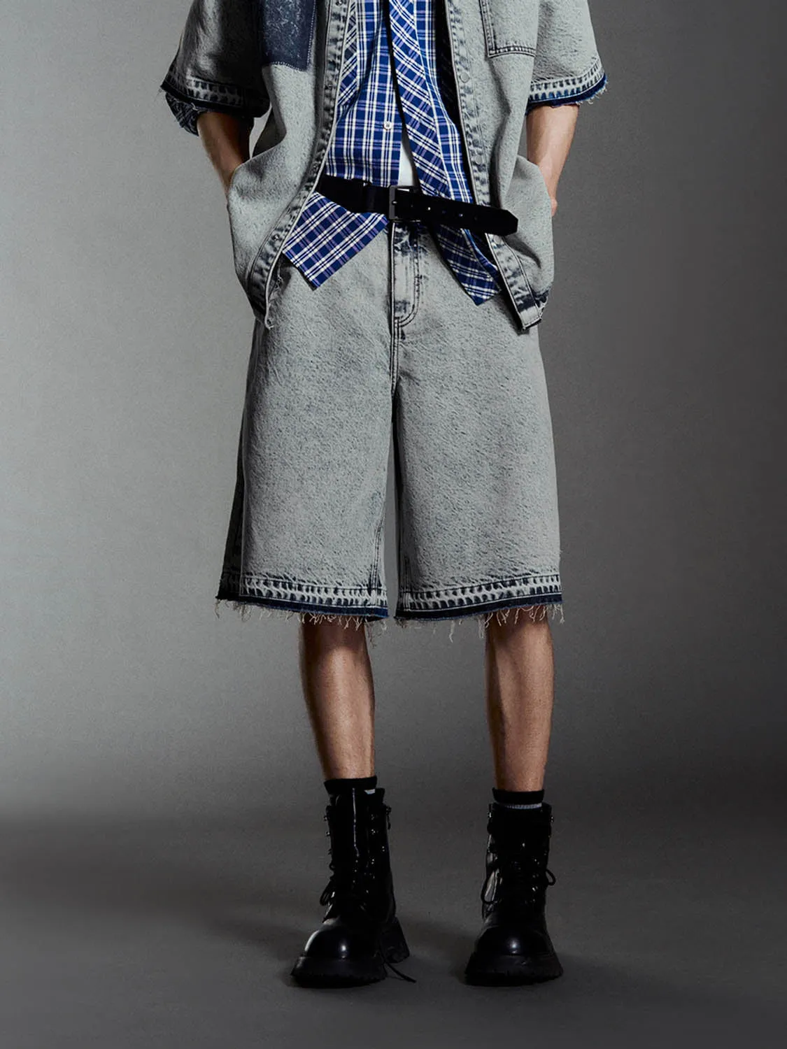 Vogue Denim Shorts sold by Urban Revivo product image thumbnail 2