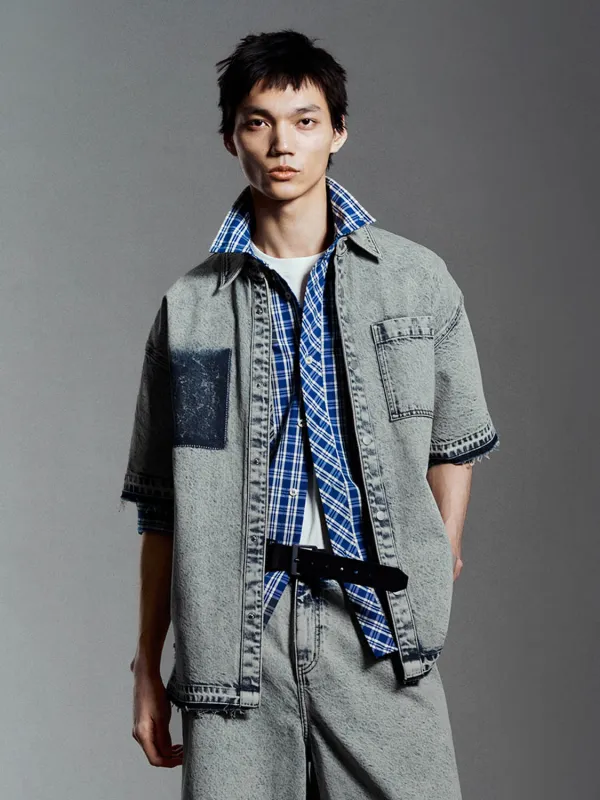 Loose Denim Shirts sold by Urban Revivo