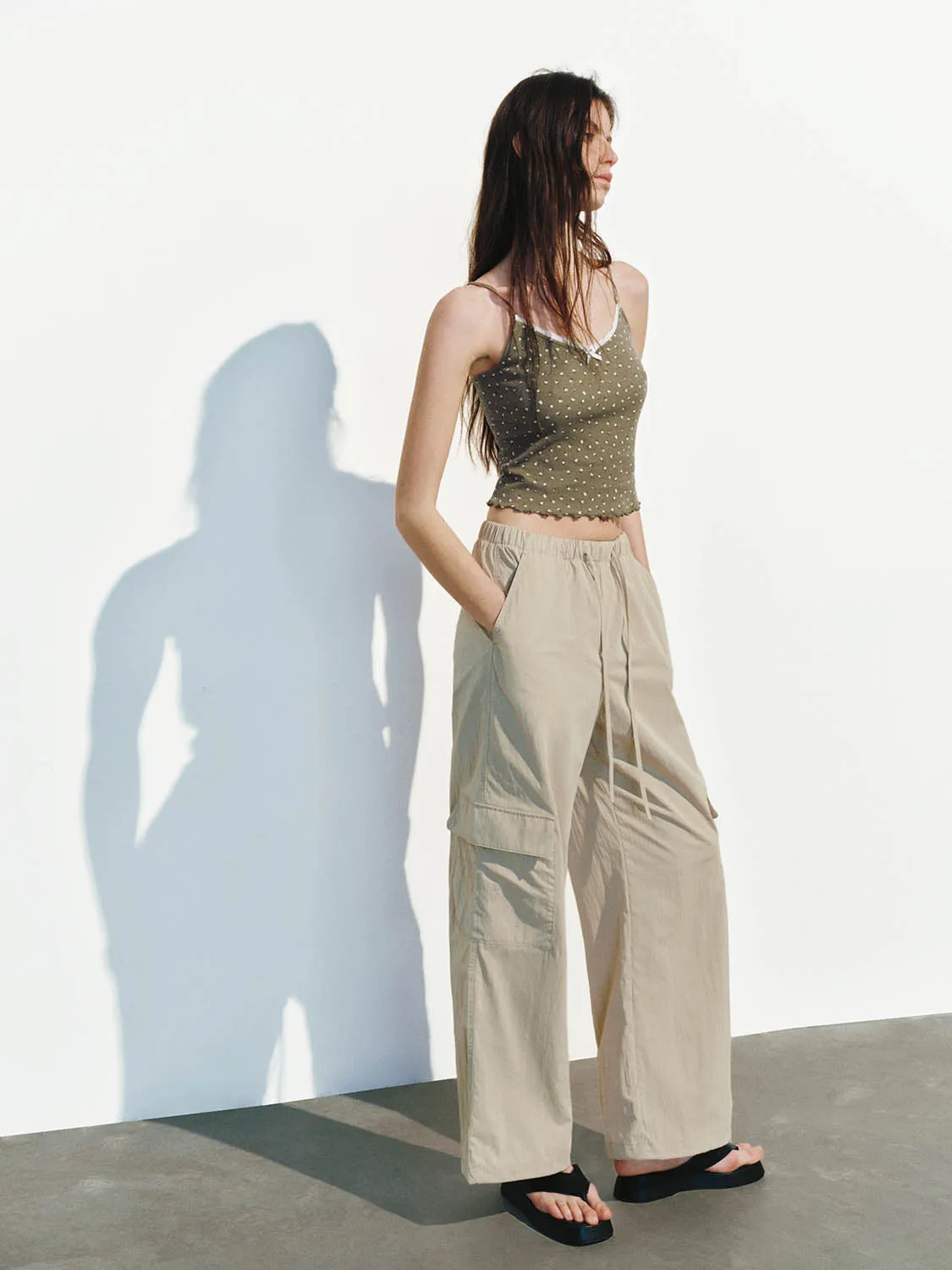 Wide-Leg Pants sold by Urban Revivo product image thumbnail 5