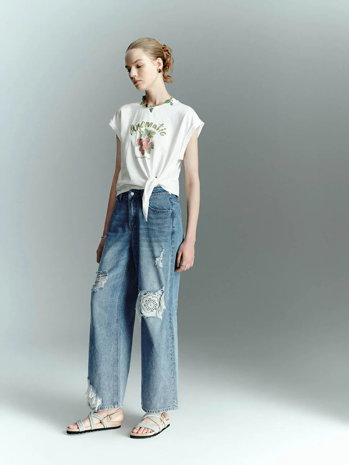 Loose T-Shirts sold by Urban Revivo product image thumbnail 3