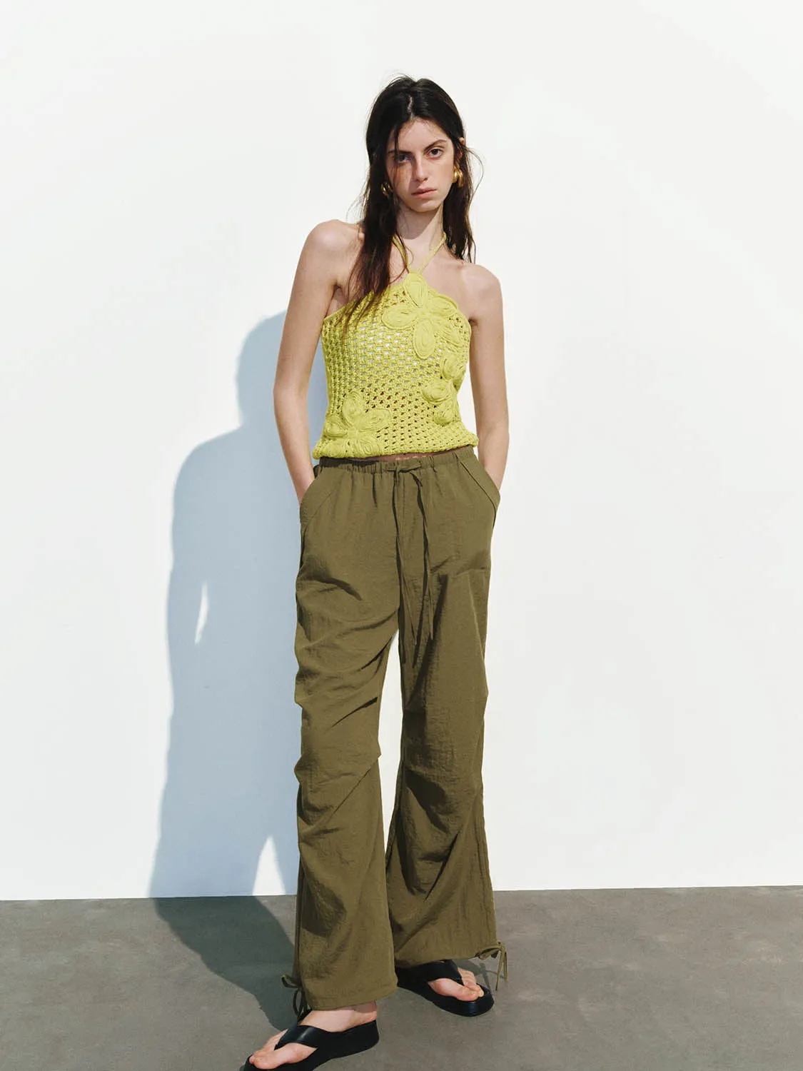 Wide-Leg Pants sold by Urban Revivo product image thumbnail 4