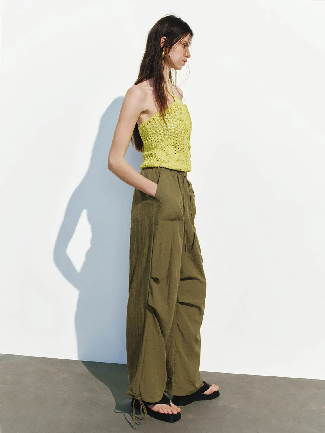 Wide-Leg Pants sold by Urban Revivo product image thumbnail 5