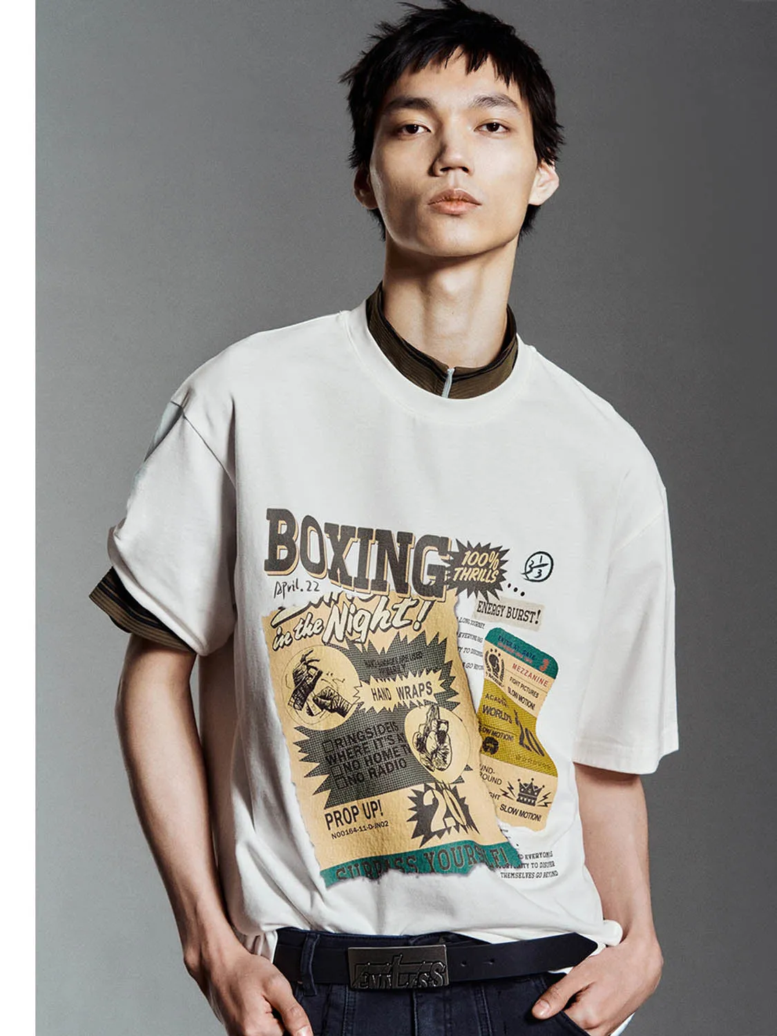 Printed Short Sleeve T-Shirts sold by Urban Revivo product image thumbnail 5