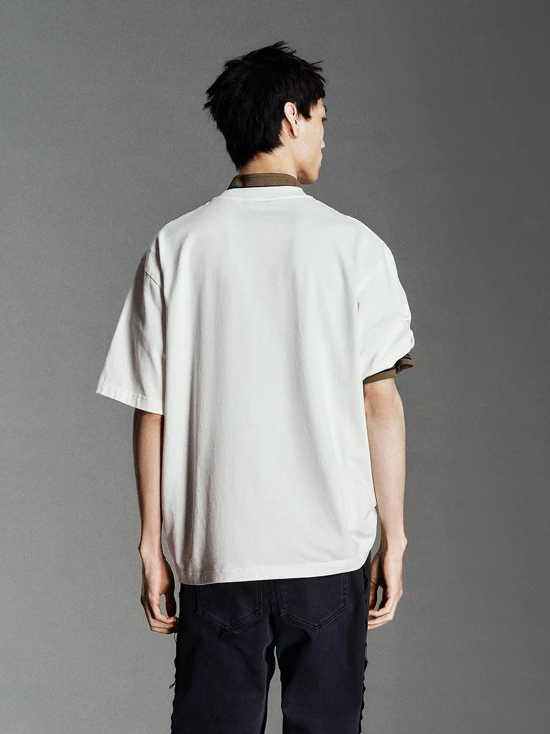 Printed Short Sleeve T-Shirts sold by Urban Revivo product image thumbnail 3