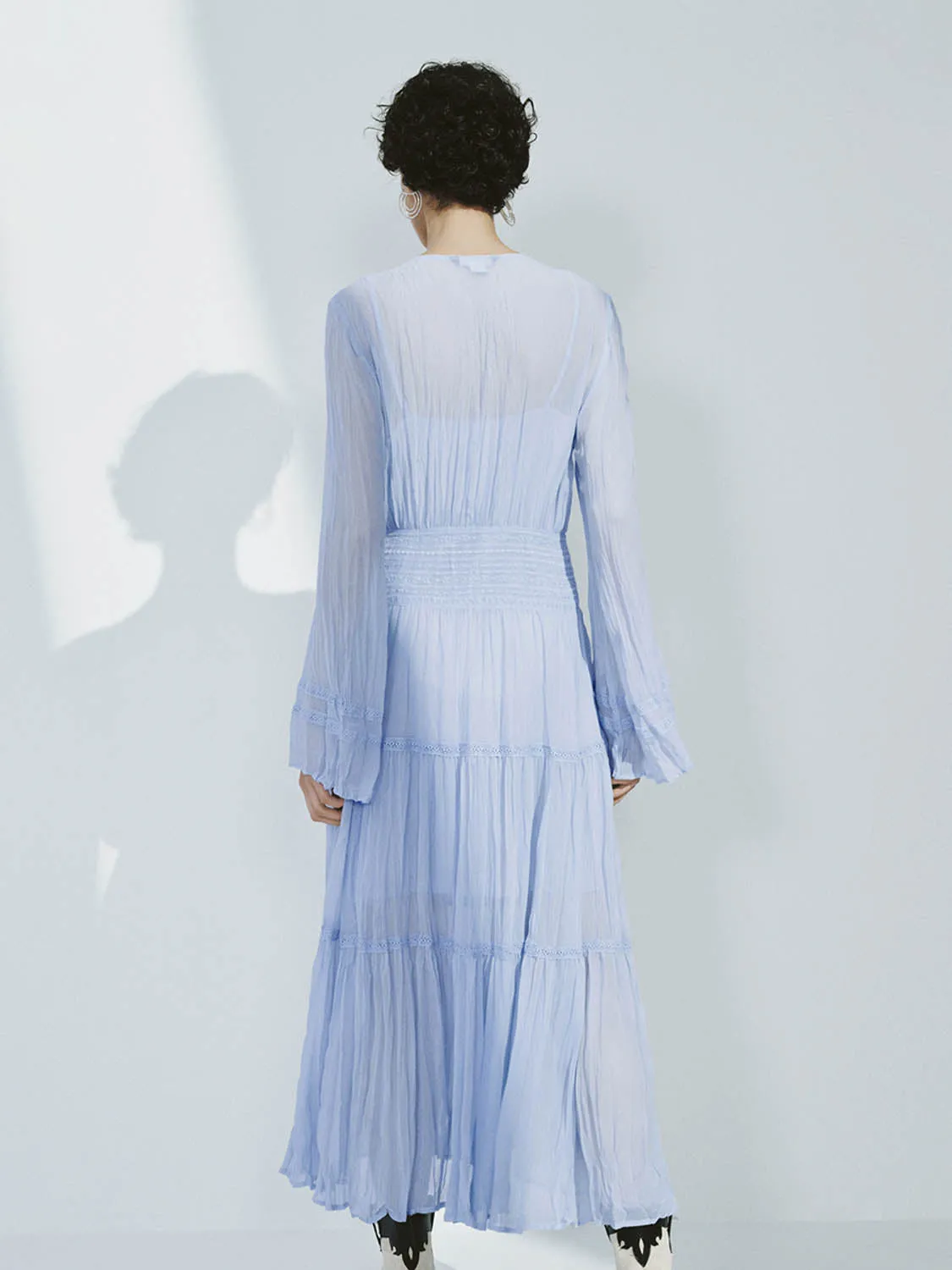 Long Sleeve A-Line Dresses sold by Urban Revivo product image thumbnail 2