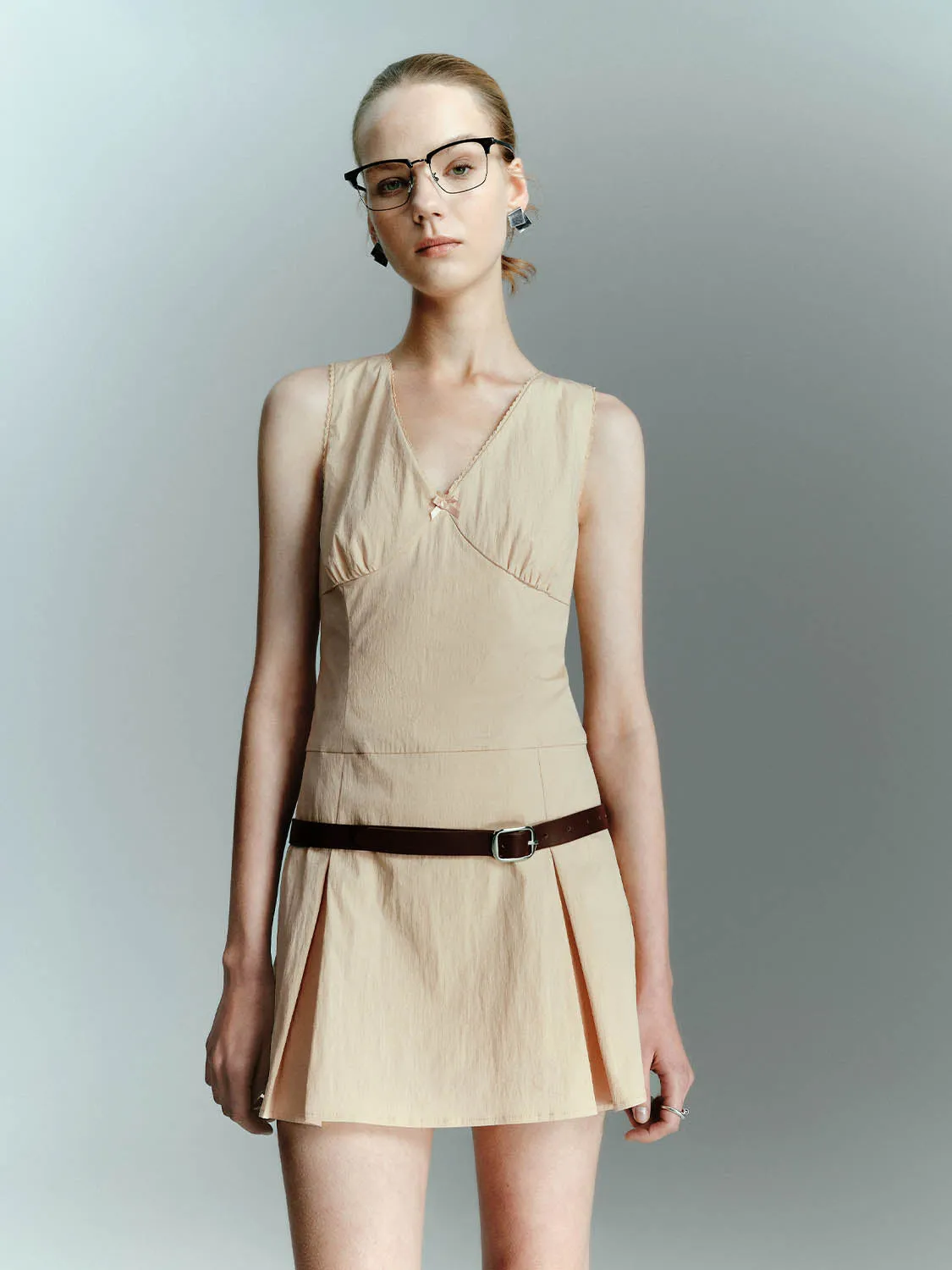 V-Neck A-Line Dresses sold by Urban Revivo