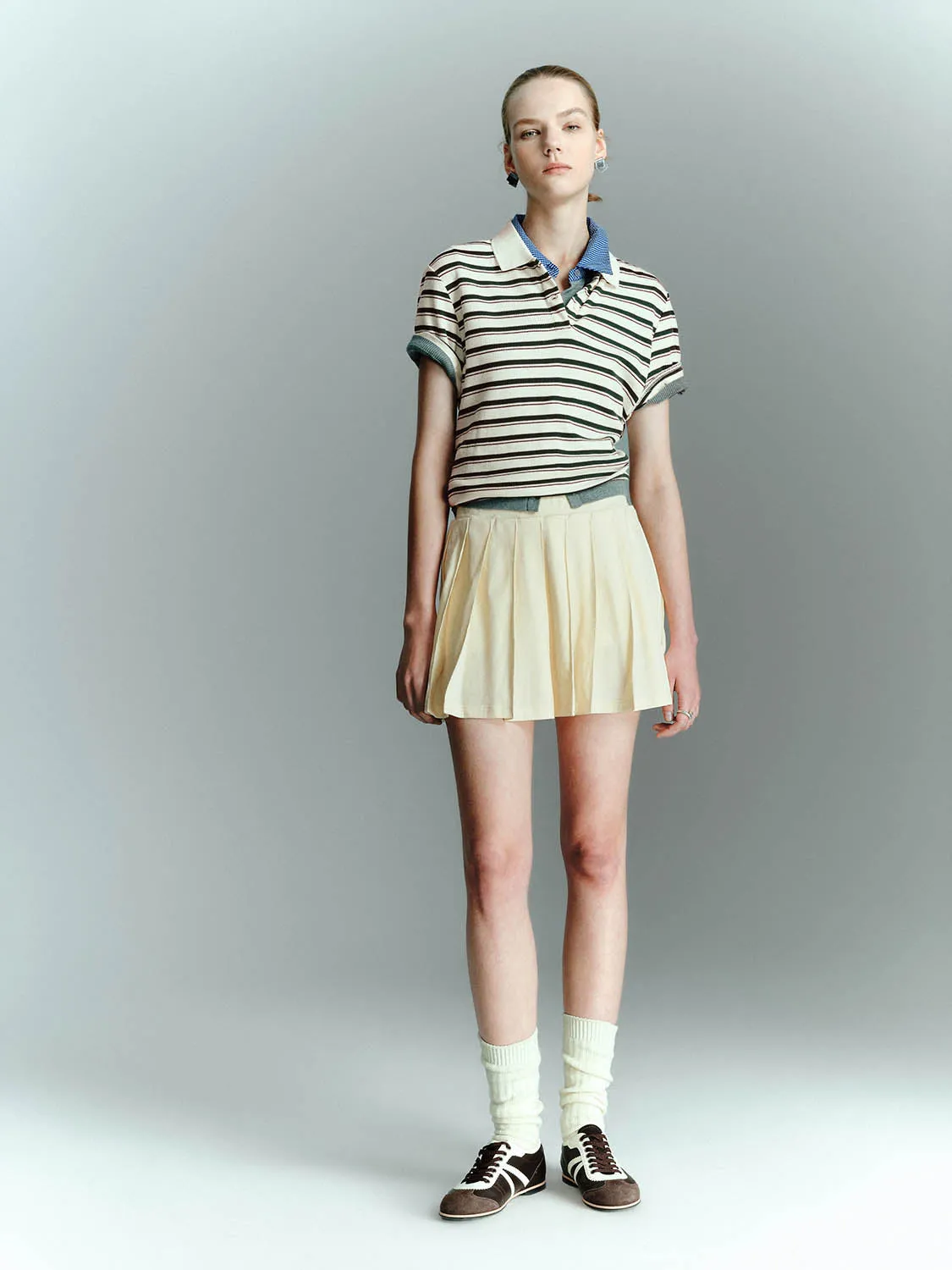 Striped Short Sleeve Shirts sold by Urban Revivo product image thumbnail 4