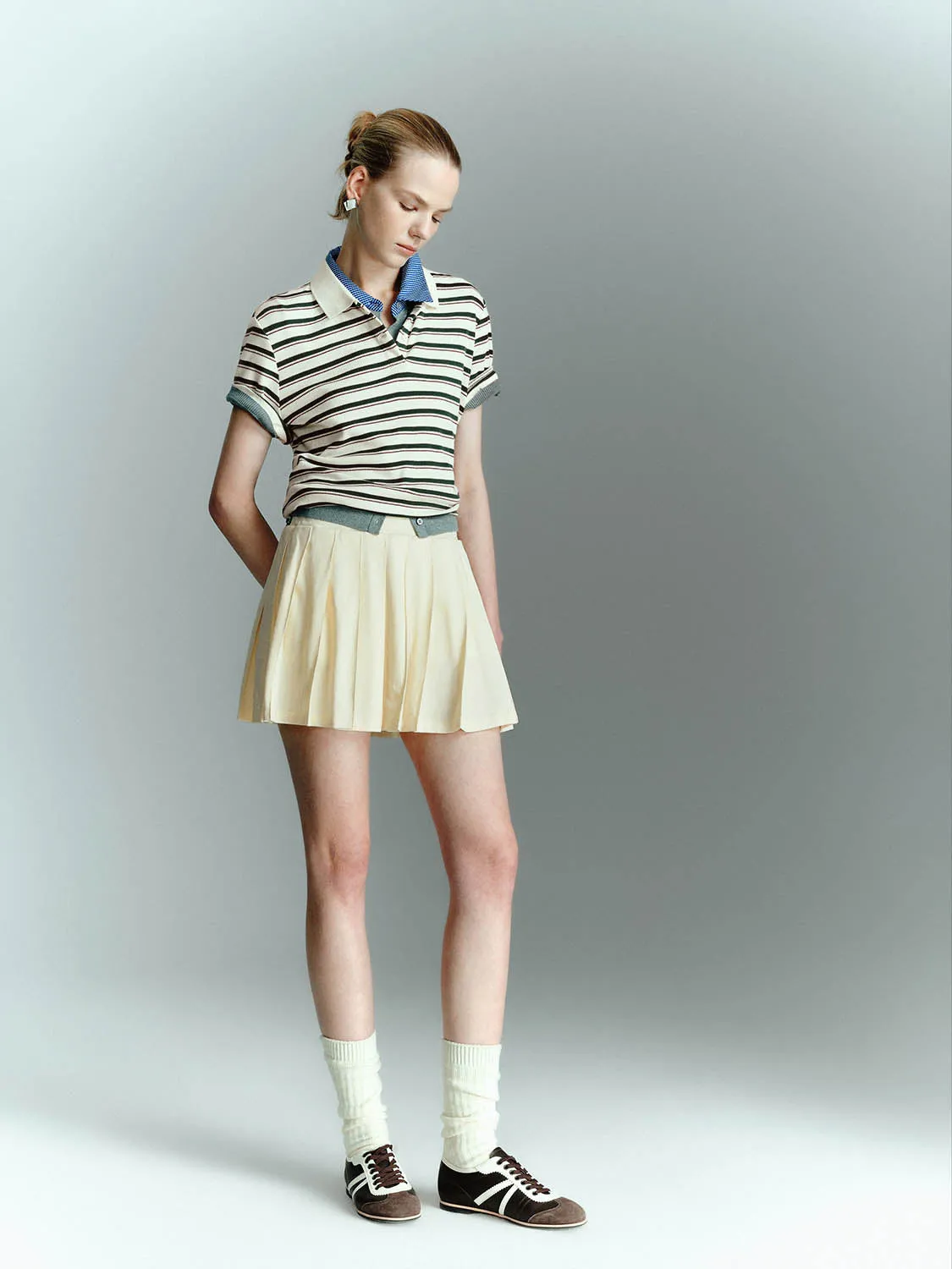 Striped Short Sleeve Shirts sold by Urban Revivo product image thumbnail 3