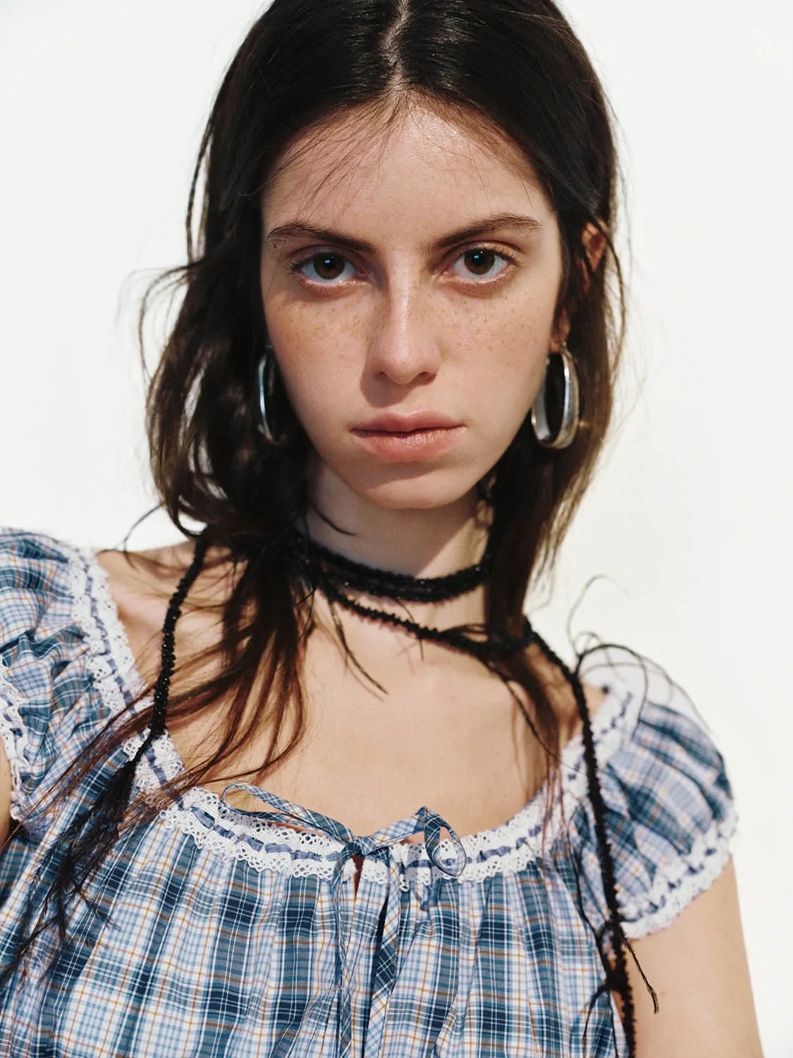 Checkered Shirred Blouses sold by Urban Revivo product image thumbnail 5
