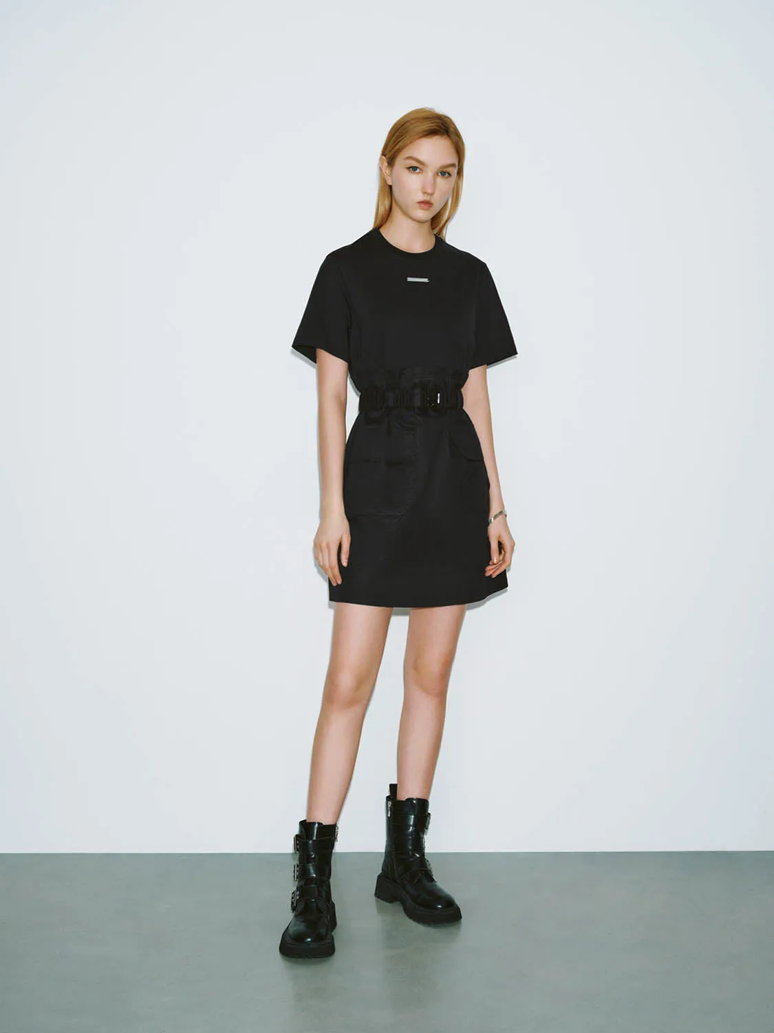 Crew Neck Skater Dresses sold by Urban Revivo product image thumbnail 3