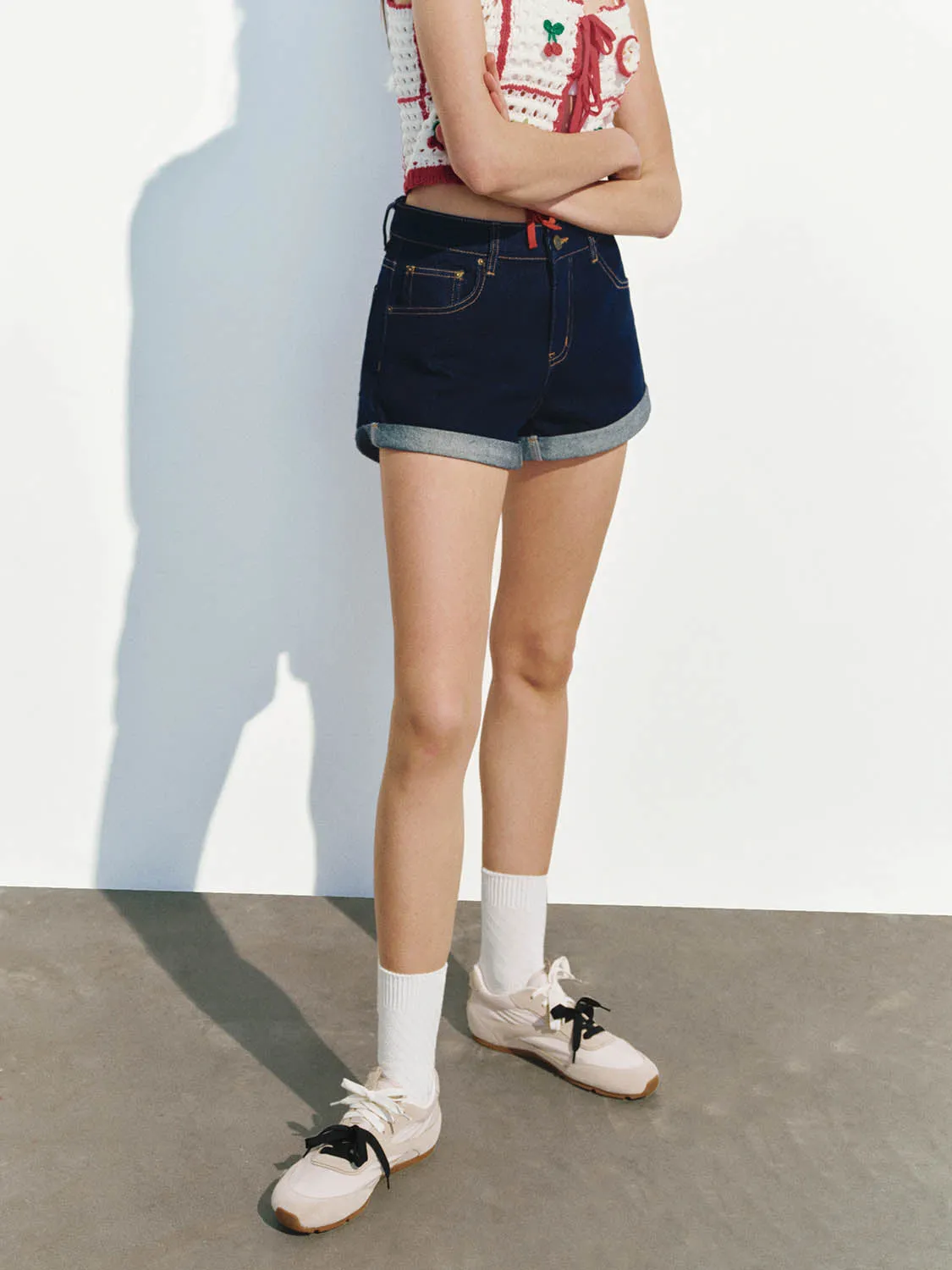 Denim Shorts sold by Urban Revivo product image thumbnail 3