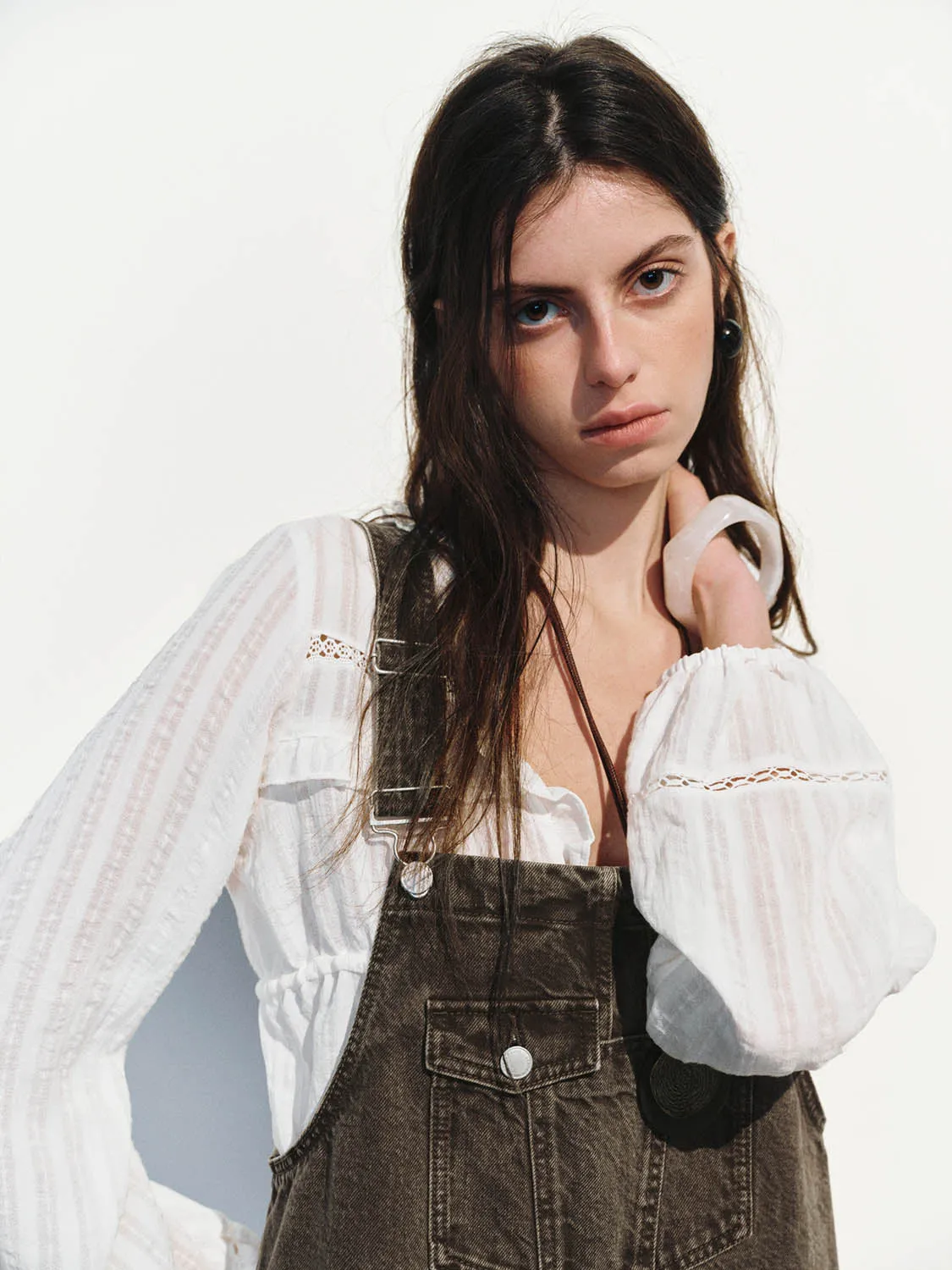 Denim Pinafore Dresses sold by Urban Revivo product image thumbnail 4