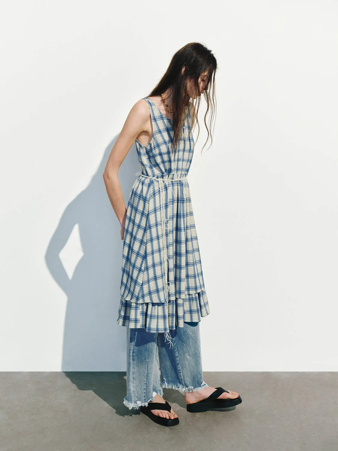 Checkered A-Line Dresses sold by Urban Revivo product image thumbnail 3