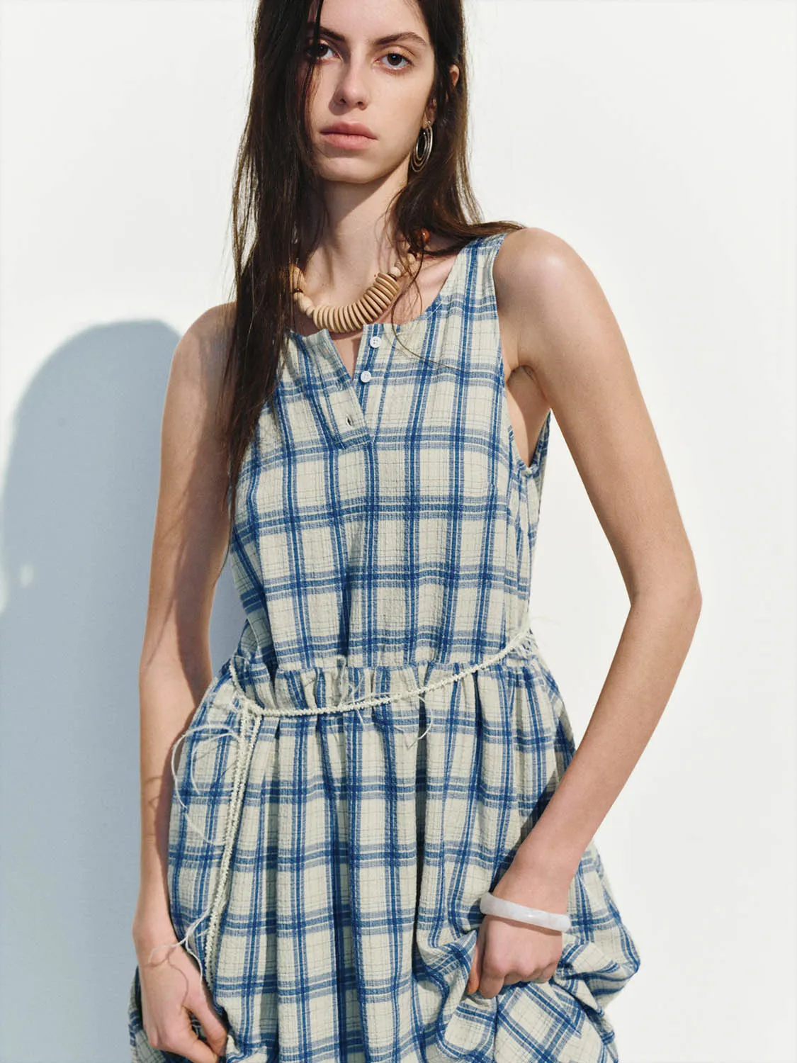 Checkered A-Line Dresses sold by Urban Revivo product image thumbnail 4