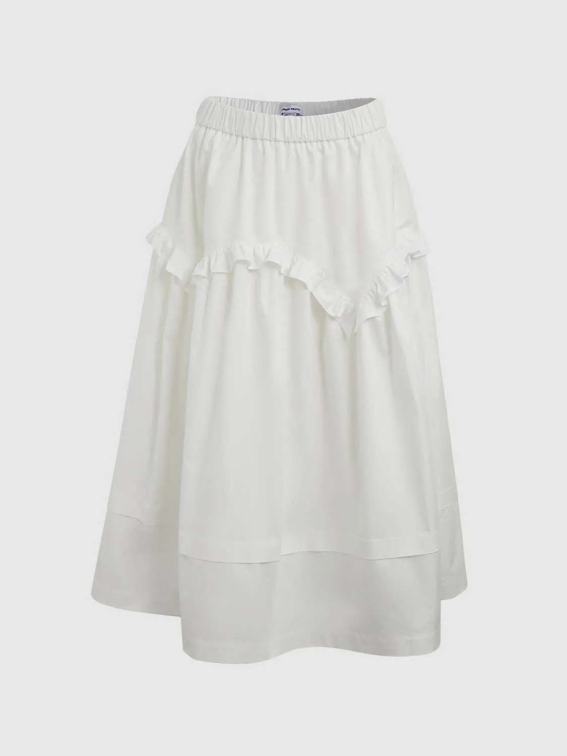 Ruffle Hem A-Line Skirts sold by Urban Revivo