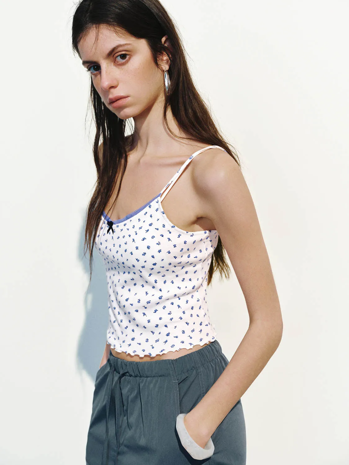 Floral Tank Tops sold by Urban Revivo product image thumbnail 2