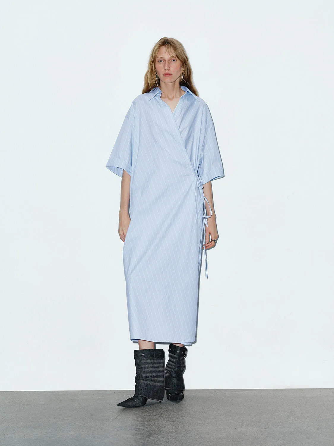 Tie Front Straight Dresses sold by Urban Revivo product image thumbnail 5