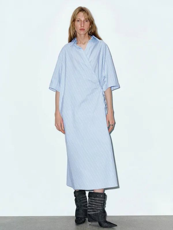 Tie Front Straight Dresses sold by Urban Revivo