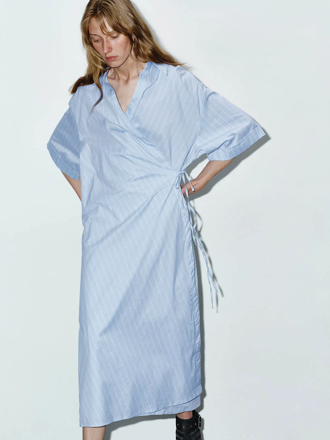 Tie Front Straight Dresses sold by Urban Revivo product image thumbnail 2