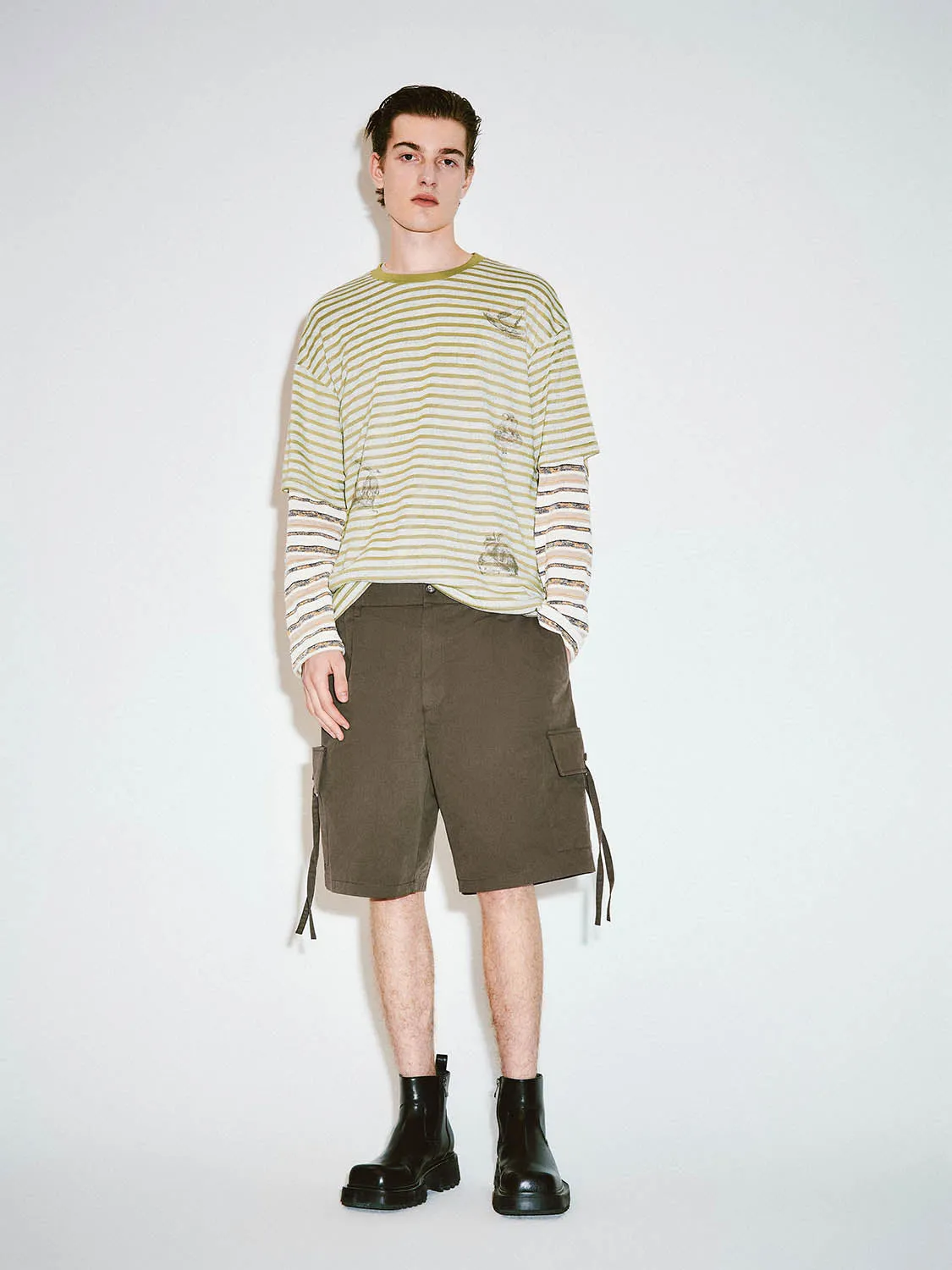 Striped Short Sleeve Shirts sold by Urban Revivo product image thumbnail 4