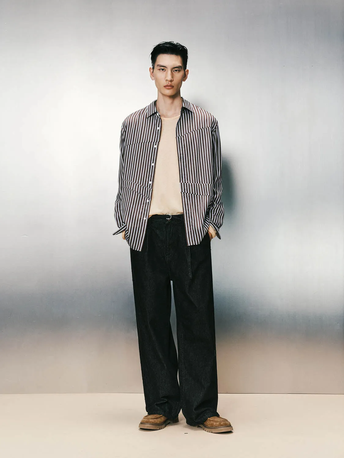 Striped Long Sleeve Dresses sold by Urban Revivo product image thumbnail 3