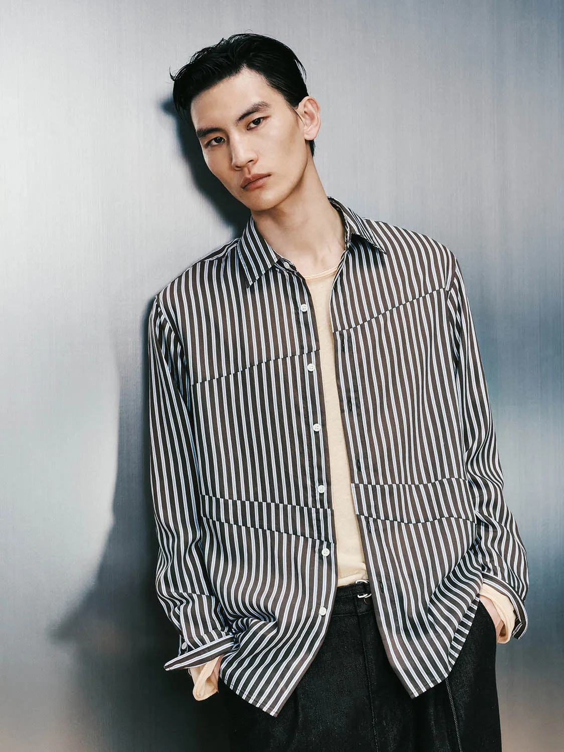 Striped Long Sleeve Dresses sold by Urban Revivo product image thumbnail 2