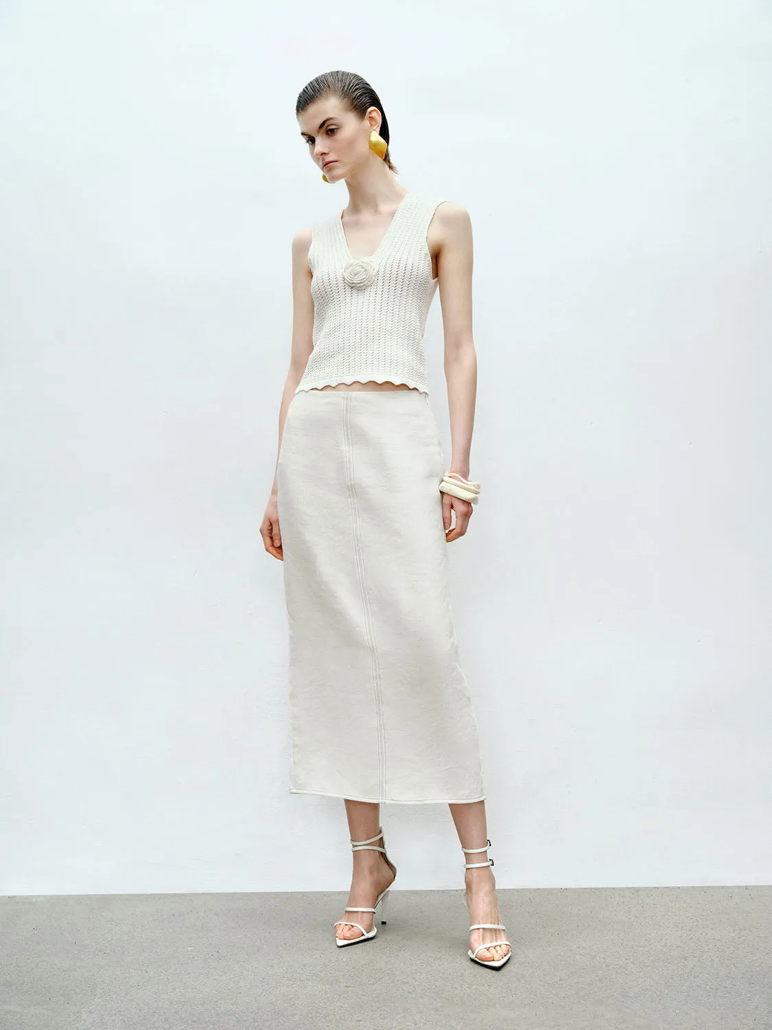 Rib Knitted T-Shirts sold by Urban Revivo product image thumbnail 5