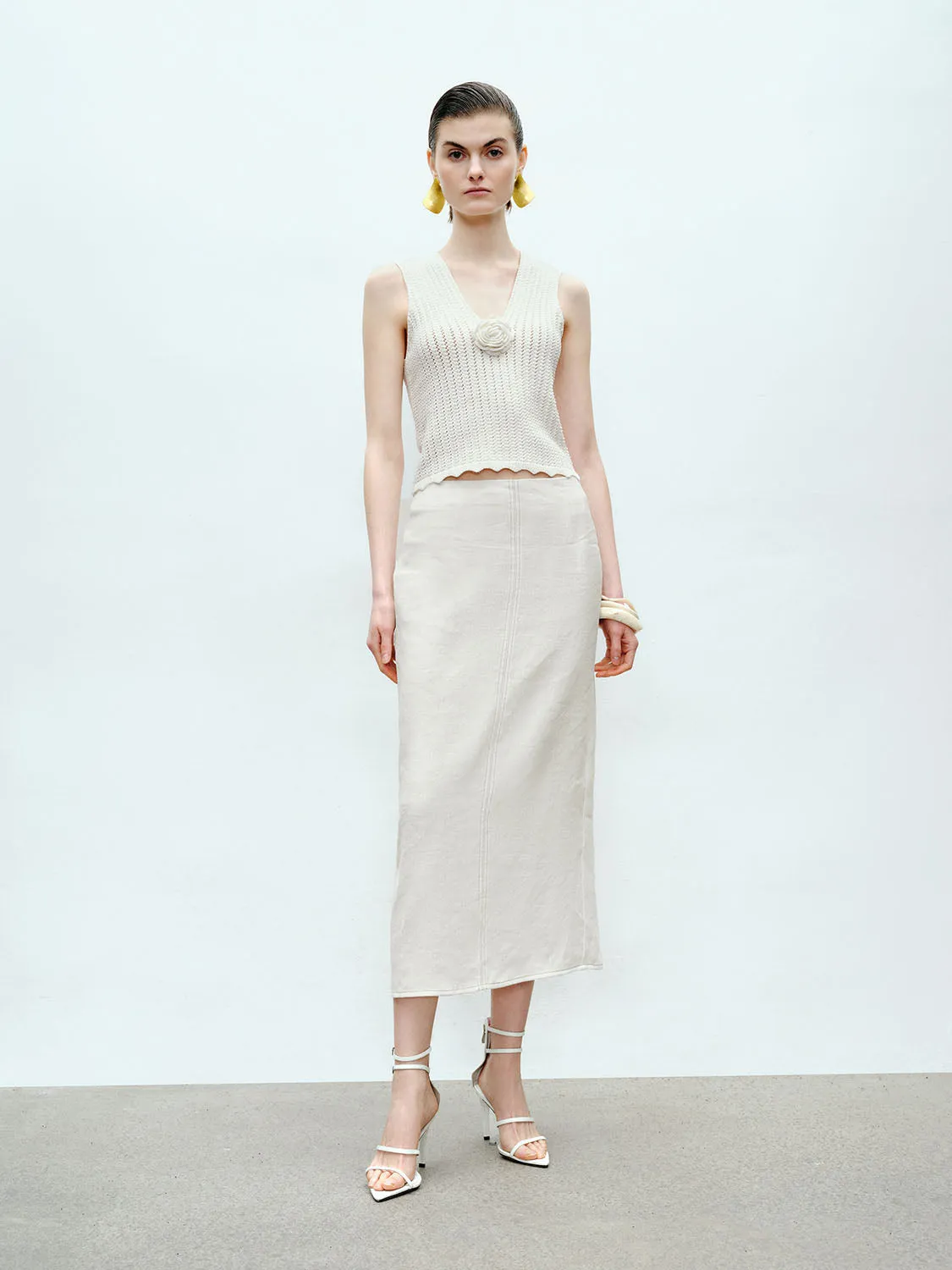 Rib Knitted T-Shirts sold by Urban Revivo product image thumbnail 4