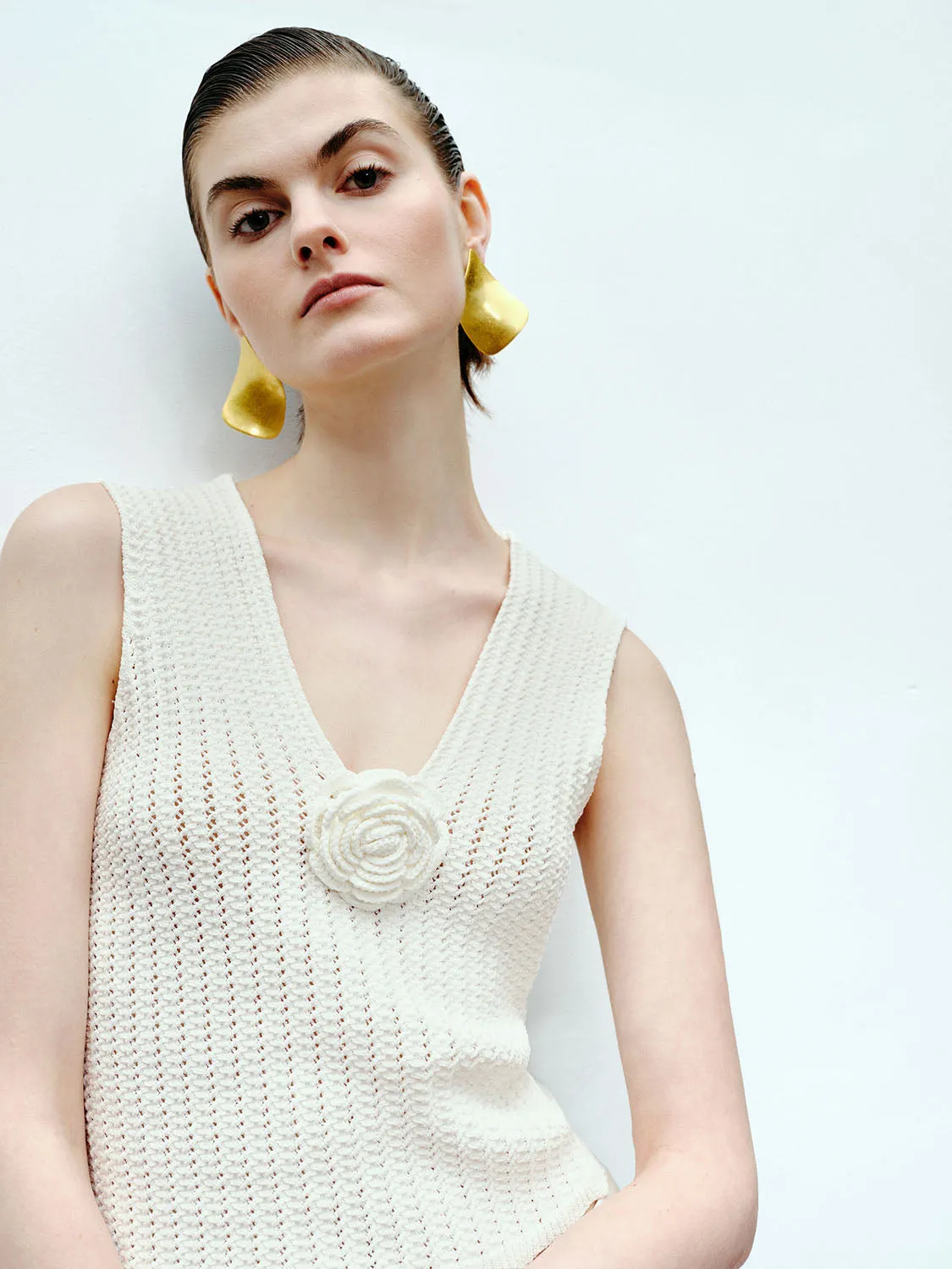 Rib Knitted T-Shirts sold by Urban Revivo product image thumbnail 3