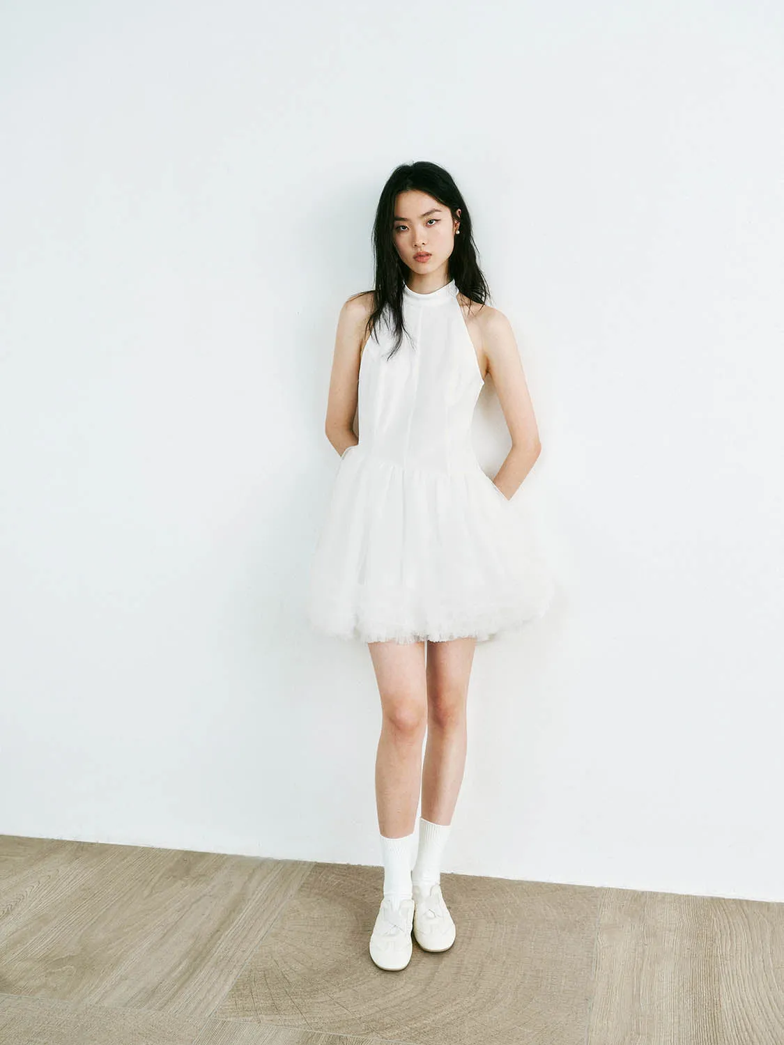 Mesh Sleeveless Dresses sold by Urban Revivo product image thumbnail 3