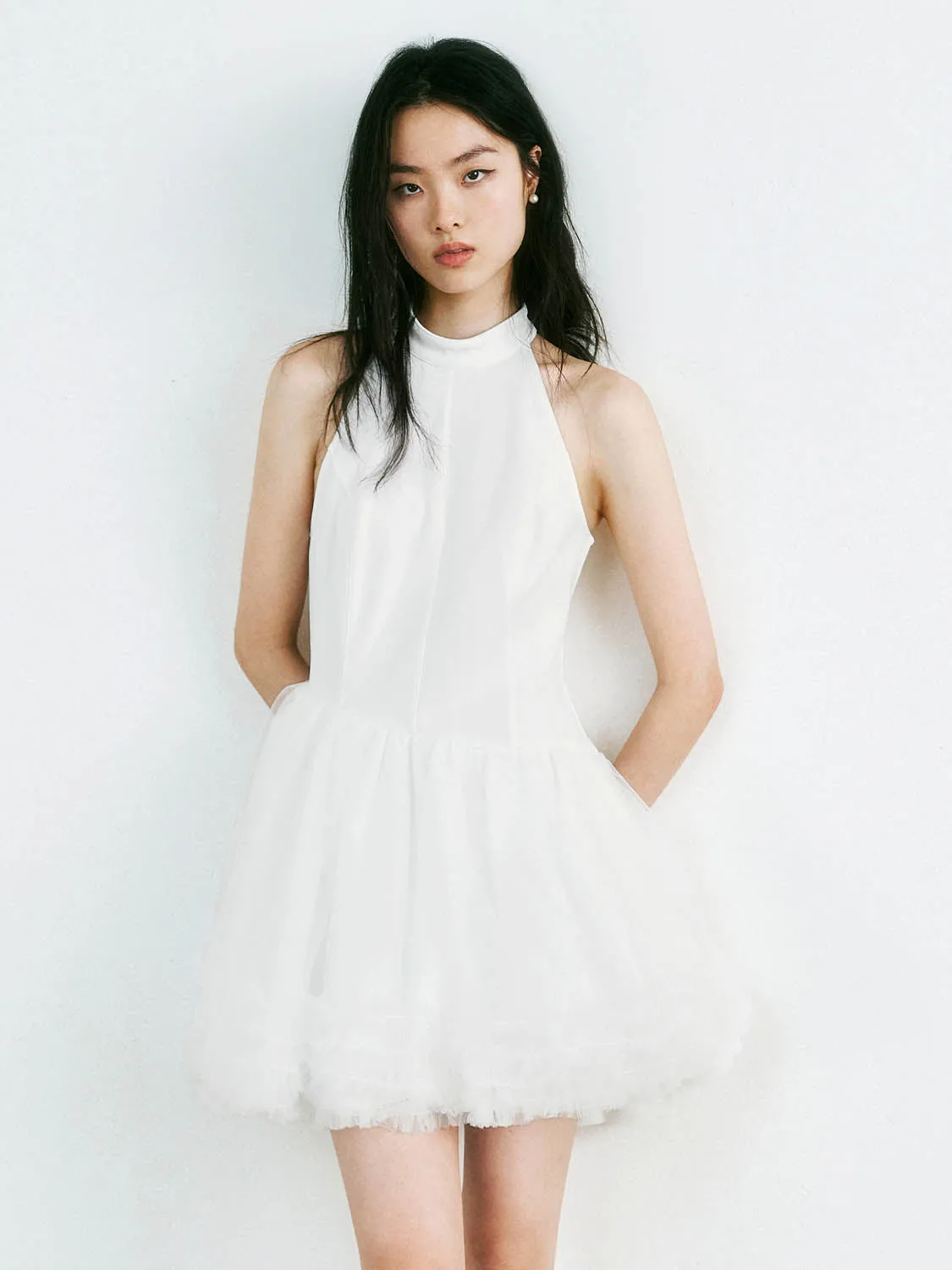 Mesh Sleeveless Dresses sold by Urban Revivo