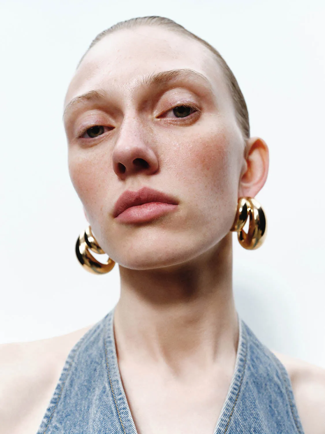 Halter Neck Denim Blouses sold by Urban Revivo product image thumbnail 4